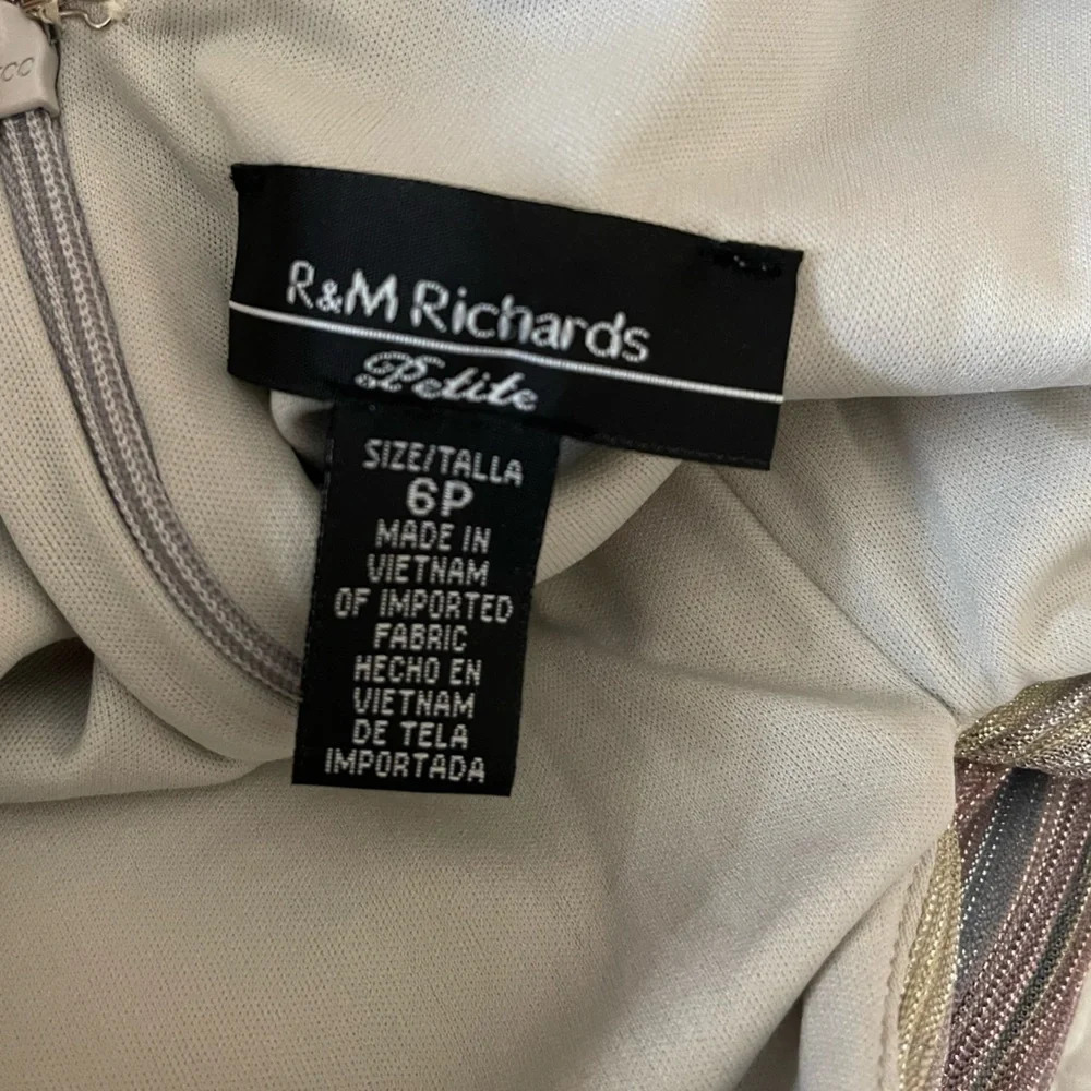 New! R&M Richards Women's Night Out and Cocktail Dresses Size: 6P - Picture 13 of 14